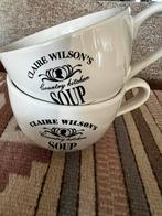 Claire Wilson’s servies/ 2 soepkommen, Ophalen of Verzenden, Zo goed als nieuw, Kom(men), Overige stijlen