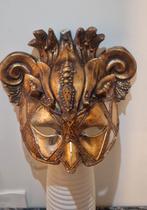Prachtig Venetiaans Barok Masker – Handgemaakt & Gesigneerd, Antiek en Kunst, Ophalen of Verzenden