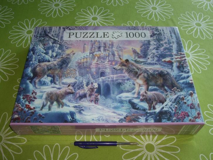 Nieuw in seal: Arctische wolven puzzel - 1000 stukjes, Hobby en Vrije tijd, Denksport en Puzzels, Nieuw, Legpuzzel, 500 t/m 1500 stukjes