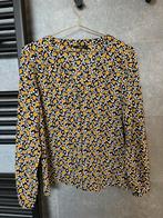 Blouse lange mouwen print - geel/zwart/wit - Only - maat 36, Kleding | Dames, Blouses en Tunieken, Only, Geel, Ophalen of Verzenden