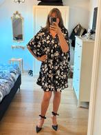 Ralph Lauren Jurk - Zwart met Bloemen - L/XL, Kleding | Dames, Jurken, Zwart, Maat 42/44 (L), Ophalen of Verzenden, Zo goed als nieuw