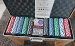 Pokerset in koffer - Compleet!, Vijf spelers of meer, Ophalen, Zo goed als nieuw, Onbekend