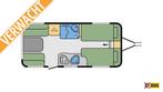 TEC Travel King 470 TE Enkele Bed,Mover,Lfl., FD, Caravans en Kamperen, Caravans, Standaardzit, T.E.C., Overige typen, Bedrijf
