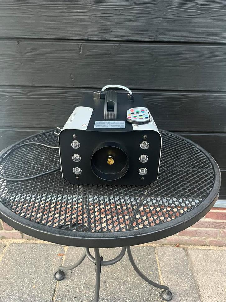 Rookmachine 1200W | Led | Afstandsbediening, Muziek en Instrumenten, Licht en Laser, Zo goed als nieuw, Rookmachine, Kleur, Stroboscoopeffect