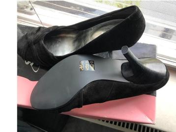Prachtige Nieuwe zwarte Suede pumps van SPM mt 39 beschikbaar voor biedingen