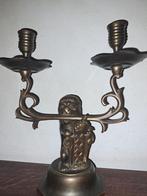 2 Original Antique bronze  Amsterdam Lions, Antiek en Kunst, Koper of Brons, Ophalen of Verzenden