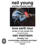 Neil Young, 1 juli Groningen, 2 zitplaatsen te koop., Twee personen, Juli