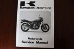 KAWASAKI ZR750 ZEPHYR 750 1991 service manual handboek, Kawasaki