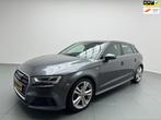 Audi A3 Sportback 1.5 TFSI 2x S - Line Automaat 150 Pk Airco, Origineel Nederlands, Te koop, Zilver of Grijs, 5 stoelen