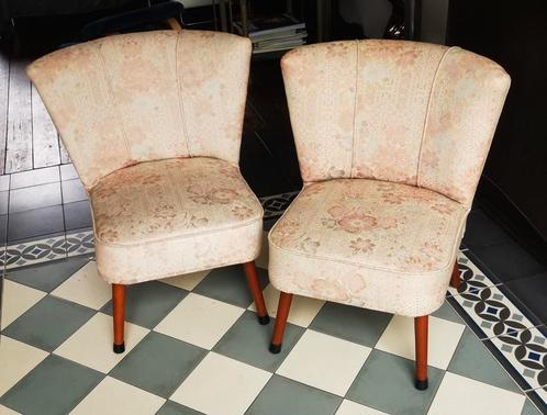 Setje cocktail fauteuils., Huis en Inrichting, Fauteuils, Gebruikt, 50 tot 75 cm, Minder dan 75 cm, Ophalen
