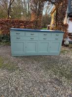 Mooie industriële werkplaats kast met 6 laden en 4 deurtjes., Gebruikt, Brocante, industrieel, vintage, antiek stoer en sober,landelijk