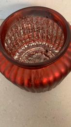 Windlicht Rood Set (2 stuks), Nieuw, Ophalen of Verzenden, Rood, Kandelaar