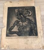 W.G. Hofker, Balinese danseres Ni Asoeg, ets, 1944, Antiek en Kunst, Ophalen of Verzenden