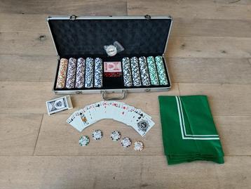 Poker Set - Compleet en in goede conditie beschikbaar voor biedingen