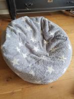 Sitting Point zitzak fluffie grijs met sterren, Huis en Inrichting, Zitzakken, Ophalen, Zo goed als nieuw, Grijs, Zitzak
