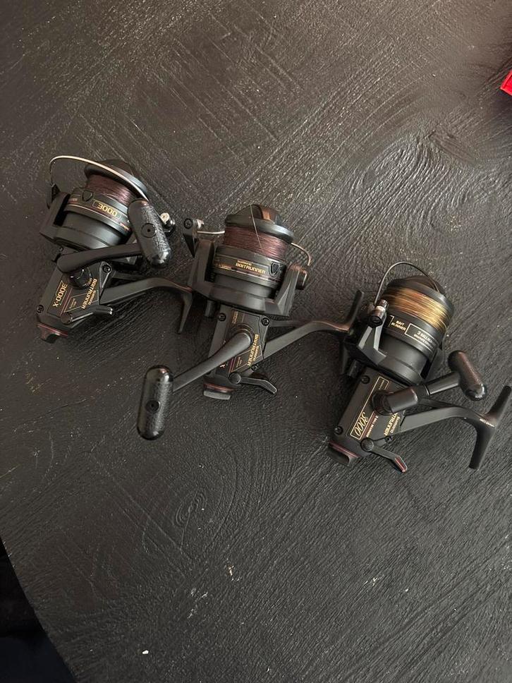 Shimano 3000 Baitrunner Molen 3x - Topkwaliteit!, Watersport en Boten, Hengelsport | Karpervissen, Gebruikt, Molen, Ophalen of Verzenden