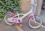 Btwin meisjesfiets 16" - roze/wit - doktersfiets, Fietsen en Brommers, Fietsen | Meisjes, Ophalen, Zo goed als nieuw, 16 inch