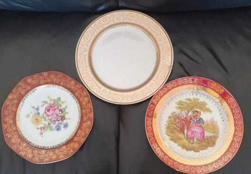 Oude servet, tart, sier borden., Antiek en Kunst, Curiosa en Brocante, Verzenden