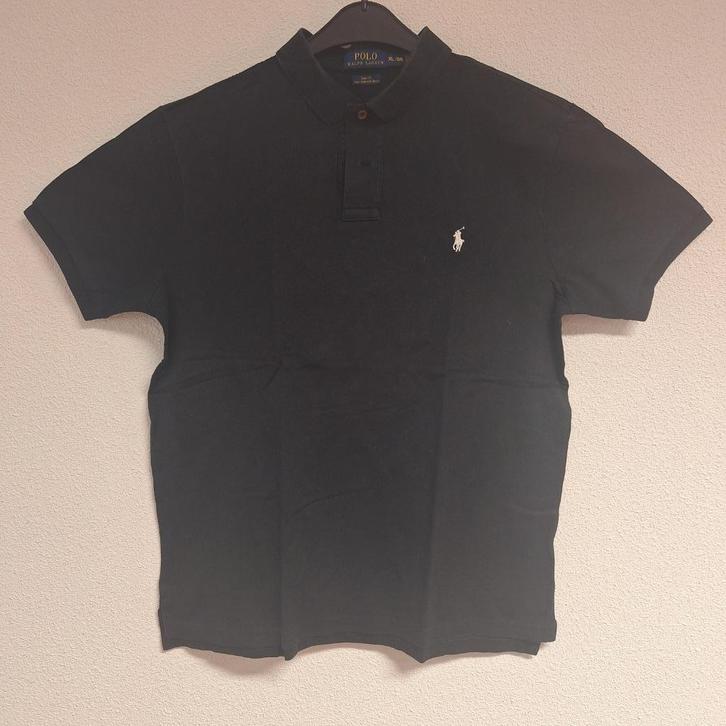 Polo Ralph Lauren heren poloshirt km, zwart, XL, Kleding | Heren, Polo's, Gedragen, Maat 56/58 (XL), Zwart, Ophalen of Verzenden