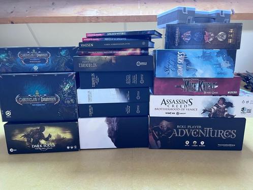 Diverse bordspellen en rollenspellen, Hobby en Vrije tijd, Gezelschapsspellen | Bordspellen, Zo goed als nieuw, Een of twee spelers