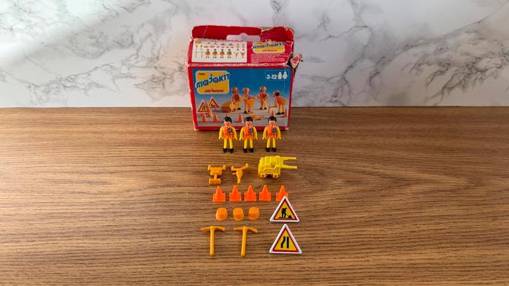 Majokit Majorette 7003 Werkzaamheden Accessoires Set Kit, Hobby en Vrije tijd, Modelauto's | 1:50, Gebruikt, Overige typen, Majorette