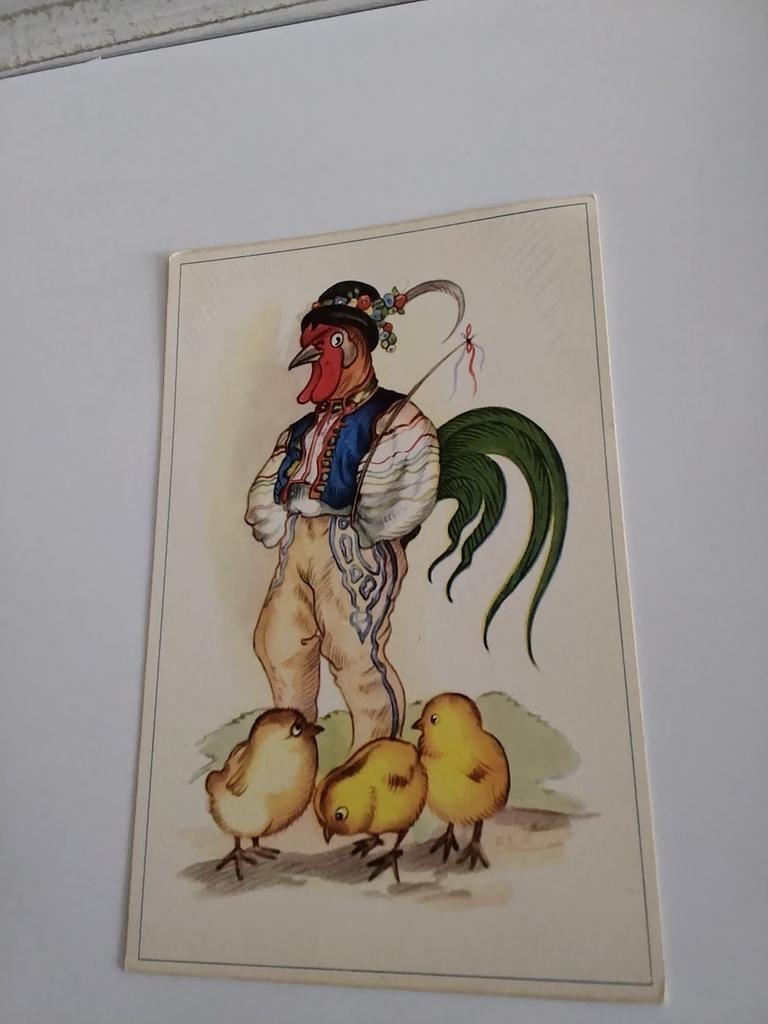 HAAN. MET KUIKENS, Ophalen of Verzenden, Voor 1920, Sterren en Beroemdheden