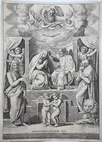 Meester met de Dobbelsteen voor A. Lafreri ets  "Coronatio", Antiek en Kunst, Ophalen