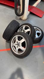 Borbet velgenset 5x114.3 met Winter/All-Season banden, Ophalen of Verzenden, Zo goed als nieuw