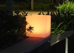 Kubusvormige led-lichtsteen op zonne-energie, Tuin en Terras, Buitenverlichting, Zonne-energie, Kunststof, Nieuw, Ophalen of Verzenden