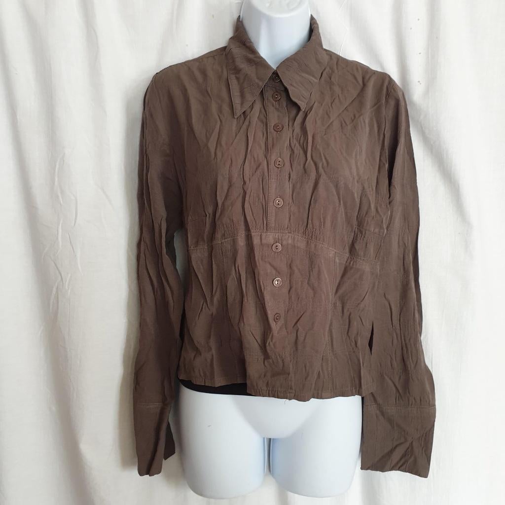 Mooie mosgroene damesblouse mt 36 merk Bellissima, Kleding | Dames, ., Oranje, Ophalen of Verzenden, Zo goed als nieuw