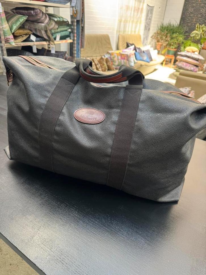 Mulberry Clipper weekend tas duffel leer leder, Sieraden, Tassen en Uiterlijk, Tassen | Reistassen en Weekendtassen, Zo goed als nieuw