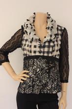 Save the Queen zwart/wit vestje maat M, Maat 38/40 (M), ., Zwart, Ophalen of Verzenden