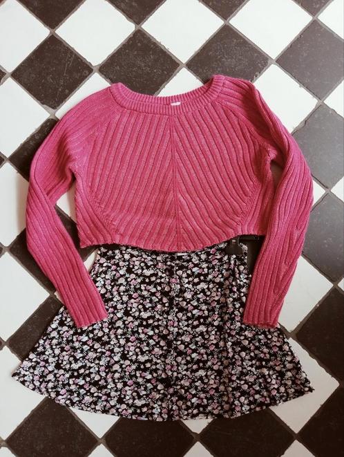 H&M Divided setje: rokje 34 + cropped truitje nieuwstaat S, Kleding | Dames, Dames-kledingpakketten, Zo goed als nieuw, Maat 34 (XS) of kleiner