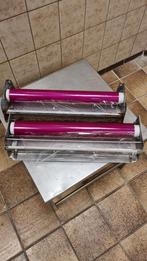 RVS houders voor kleef/rekfolie.Slagerij benodigdheden, Ophalen of Verzenden