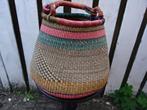 OPRUIMING Potmand € 45,00 nu  € 39,50 uniek Bolgatanga Ghana, Overige materialen, Mand, Rond, Nieuw