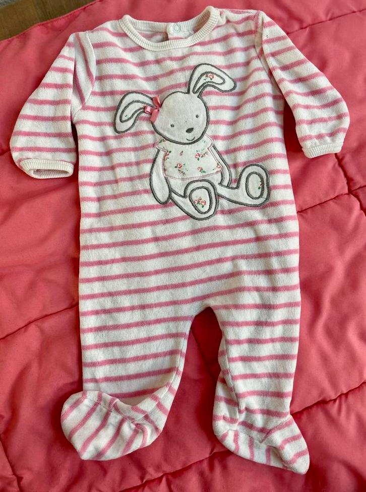 Boxpakje badstof maat 62, Kinderen en Baby's, Babykleding | Maat 62, Zo goed als nieuw, Meisje, Pakje, Verzenden
