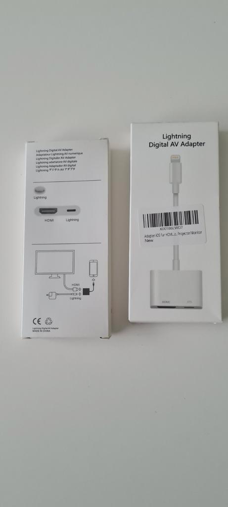 Lightning Digital AV Adapter 2x, Audio, Tv en Foto, Audiokabels en Televisiekabels, Nieuw, Overige kabels, Minder dan 2 meter