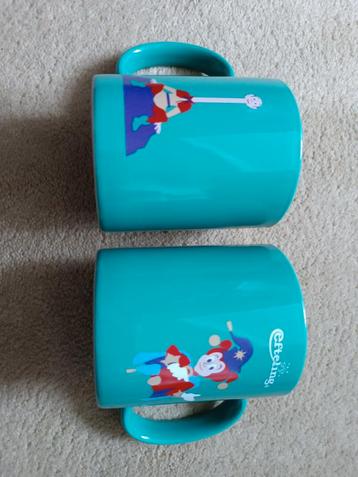 Set van 2 Efteling Bekers Mok Beker Nieuw Pardoes Langnek beschikbaar voor biedingen