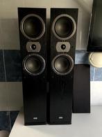 HECO VICTA PRIME 502 SPEAKERS 4/8 OHM 265 WATTS  (HIGH END), Zo goed als nieuw, 120 watt of meer, Front, Rear of Stereo speakers