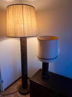 Twee lampen: Schemerlamp en tafellamp, Ophalen of Verzenden, Gebruikt, Stof, 150 tot 200 cm