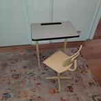 vintage kinderbureau en stoel, Ophalen, Gebruikt, Tafel(s) en Stoel(en)