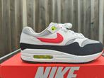 Nike Air Max 1 ' Chili Volt ', Wit, Nike, Nieuw, Ophalen of Verzenden