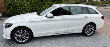Mercedes-Benz C-Klasse C180 156pk 2017 Wit beschikbaar voor biedingen