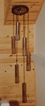 Cascade Hanglamp, Huis en Inrichting, Lampen | Hanglampen, Ophalen, Gebruikt, Vintage, Glas