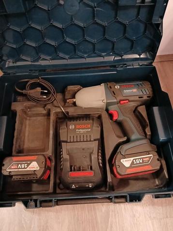 BOSCH slagmoer sleutel op accu compleet set z.g.a.n / TOP! beschikbaar voor biedingen