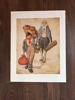 Anton Pieck Print - Zwervers, Ophalen of Verzenden