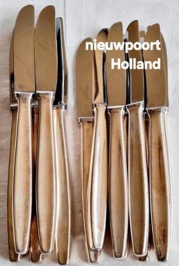 Bestek Nieuwpoort Holland set verzilverde messen beschikbaar voor biedingen