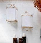 Living & Beyond bamboe lamp, Huis en Inrichting, Lampen | Hanglampen, Ophalen, Overige materialen, Boho Riviera Maison Vtwonen Bamboe Lamp