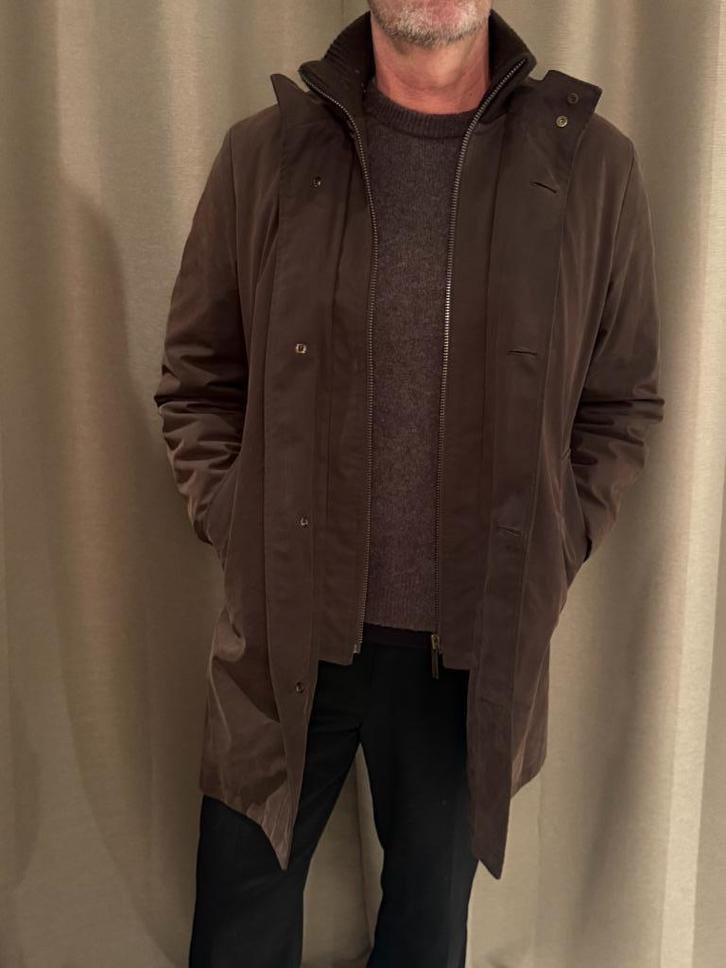 Prachtige ECHTE Burberry jas, Kleding | Heren, Jassen | Winter, Gedragen, Maat 48/50 (M), Bruin, Ophalen of Verzenden