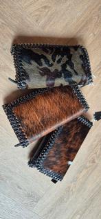 Leren tasjes clutch portemonee nieuw koeienhuid, Sieraden, Tassen en Uiterlijk, Tassen | Damestassen, Verzenden, Nieuw, Avondtasje